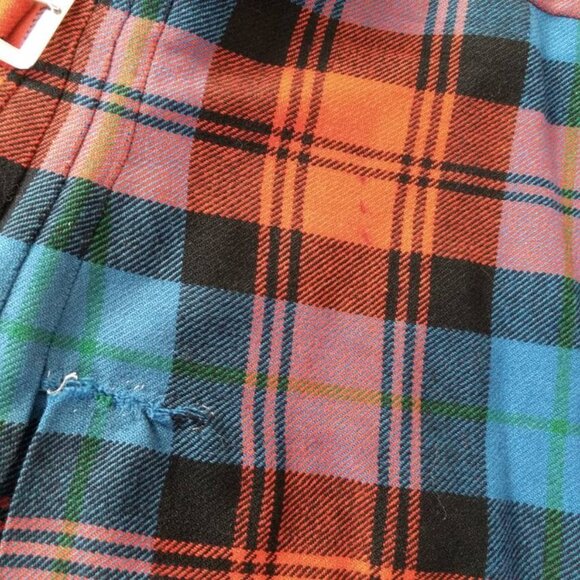Vintage Wool Red Plaid Kilt 22" Waist by Thos Gordon & Sons Highland - Picture 9 of 10